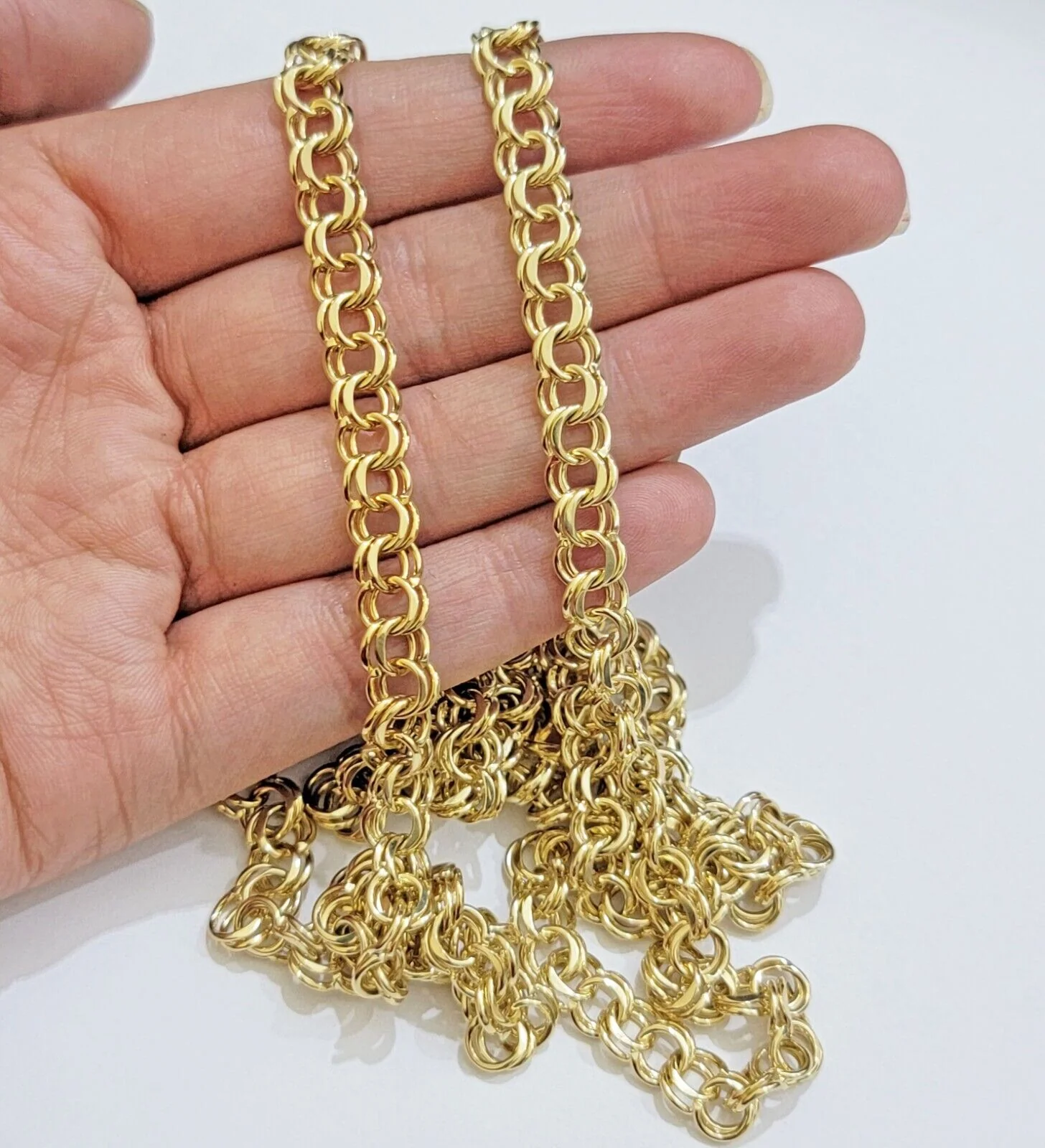 Real 10k Yellow Gold Necklace Chain Chino Link 6mm SOLID 18 - 26 Inch Mens 10Kt - Image 5