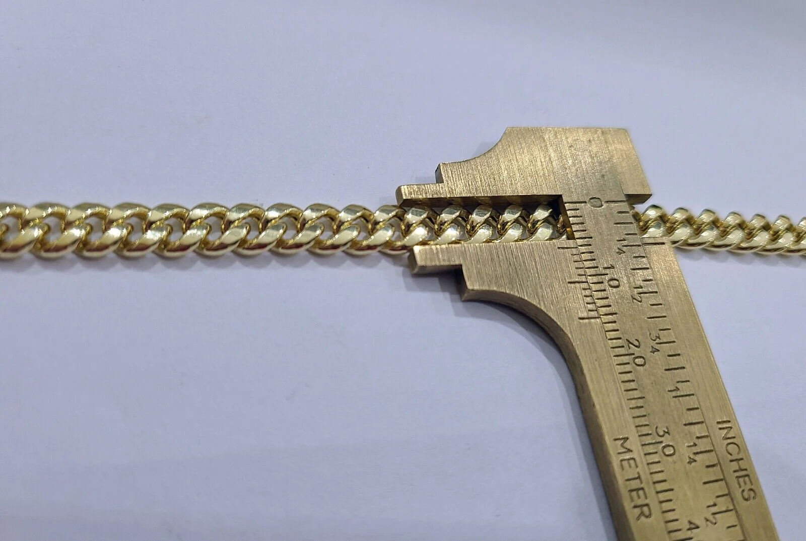 Real 10k Yellow Gold Necklace Miami Cuban Chain 6mm 20" inch 10kt Men's Chain - Image 5