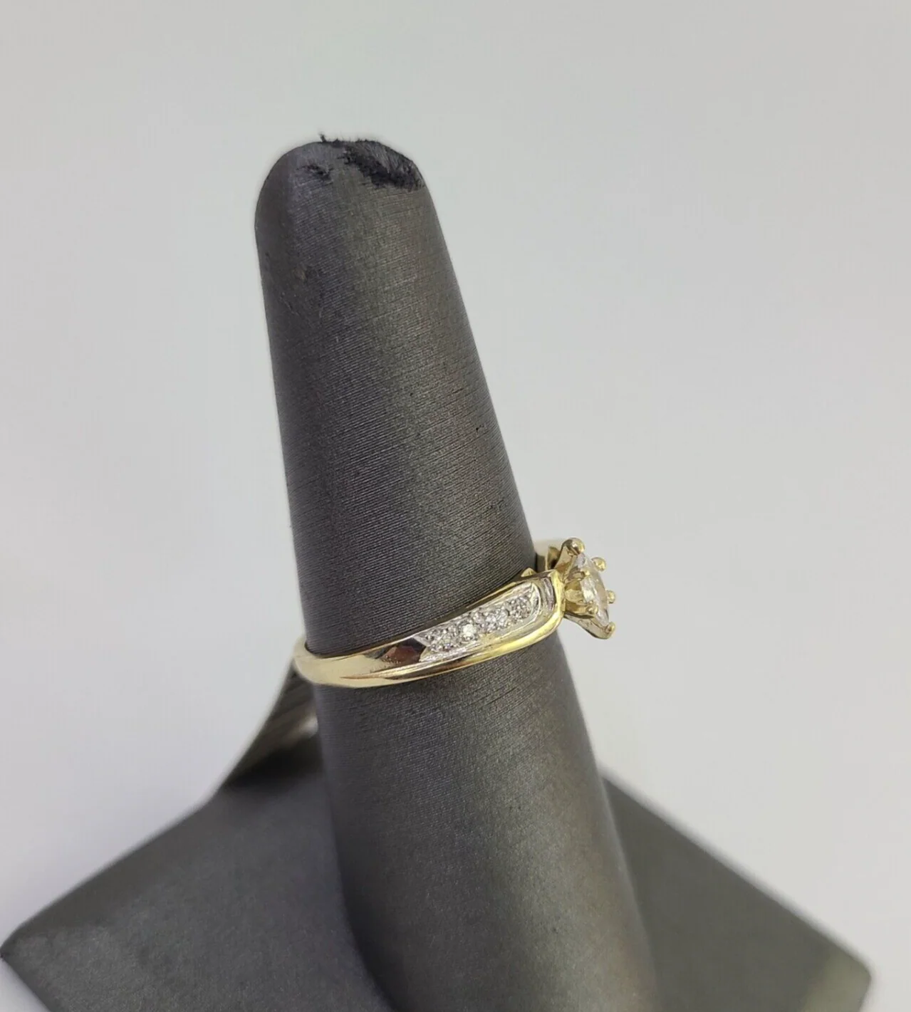 Real 10k Yellow Gold Ring Wedding Engagement Casual 10Kt Genuine Ring Sizes 6,7,8,9,10,11 & 12 - Image 5