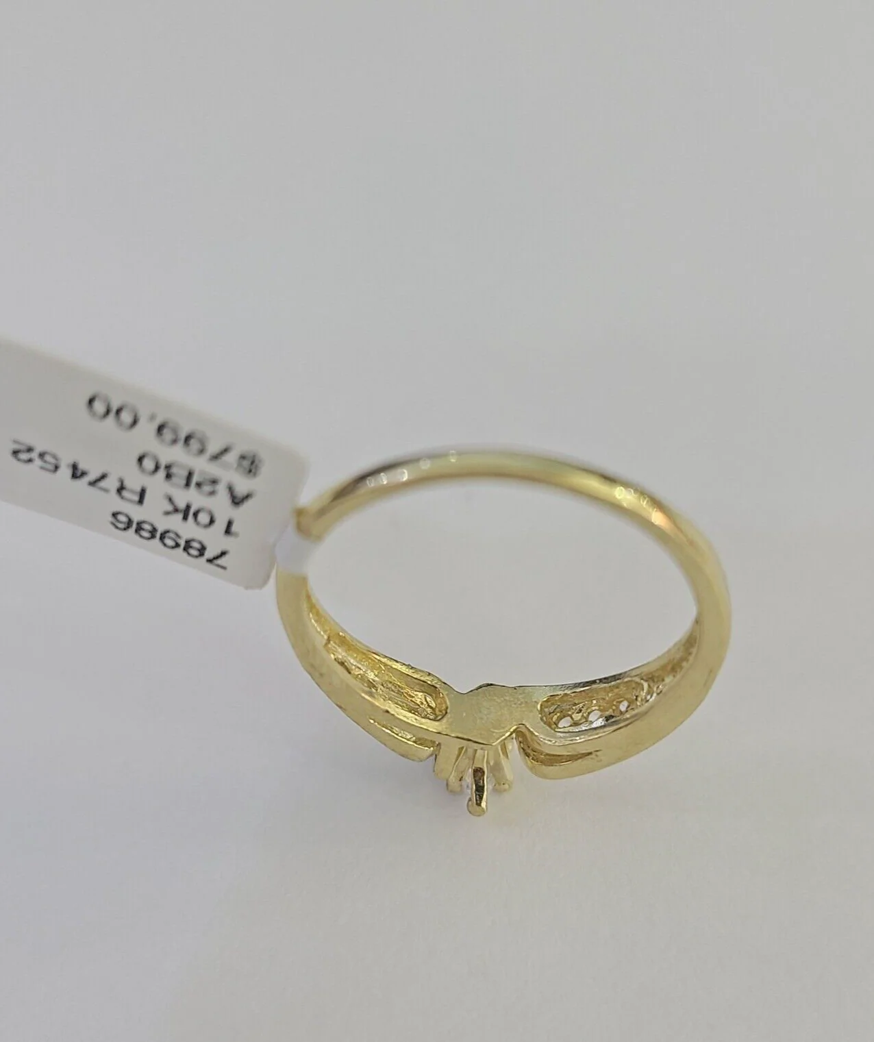 Real 10k Yellow Gold Ring Wedding Engagement Casual 10Kt Genuine Ring Sizes 6,7,8,9,10,11 & 12 - Image 6