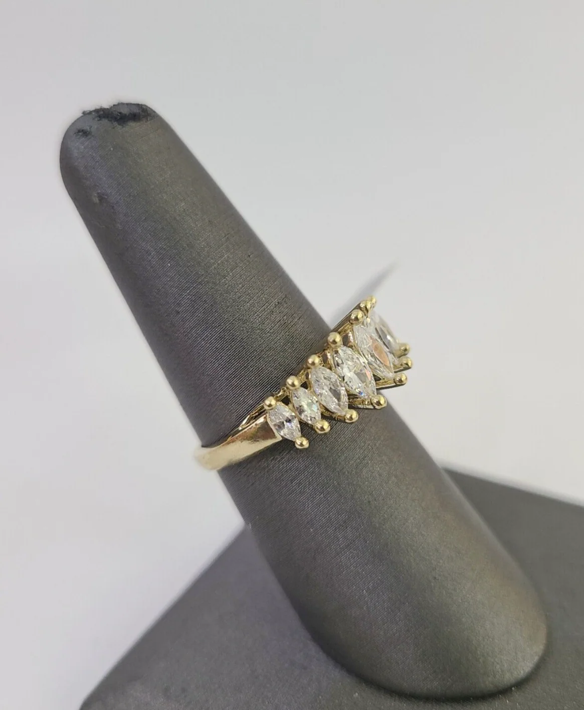 Real 10k Yellow Gold Ring Wedding Engagement Casual 10Kt Genuine Ring Sizes 6,7,8,9,10,11 & 12 - Image 3