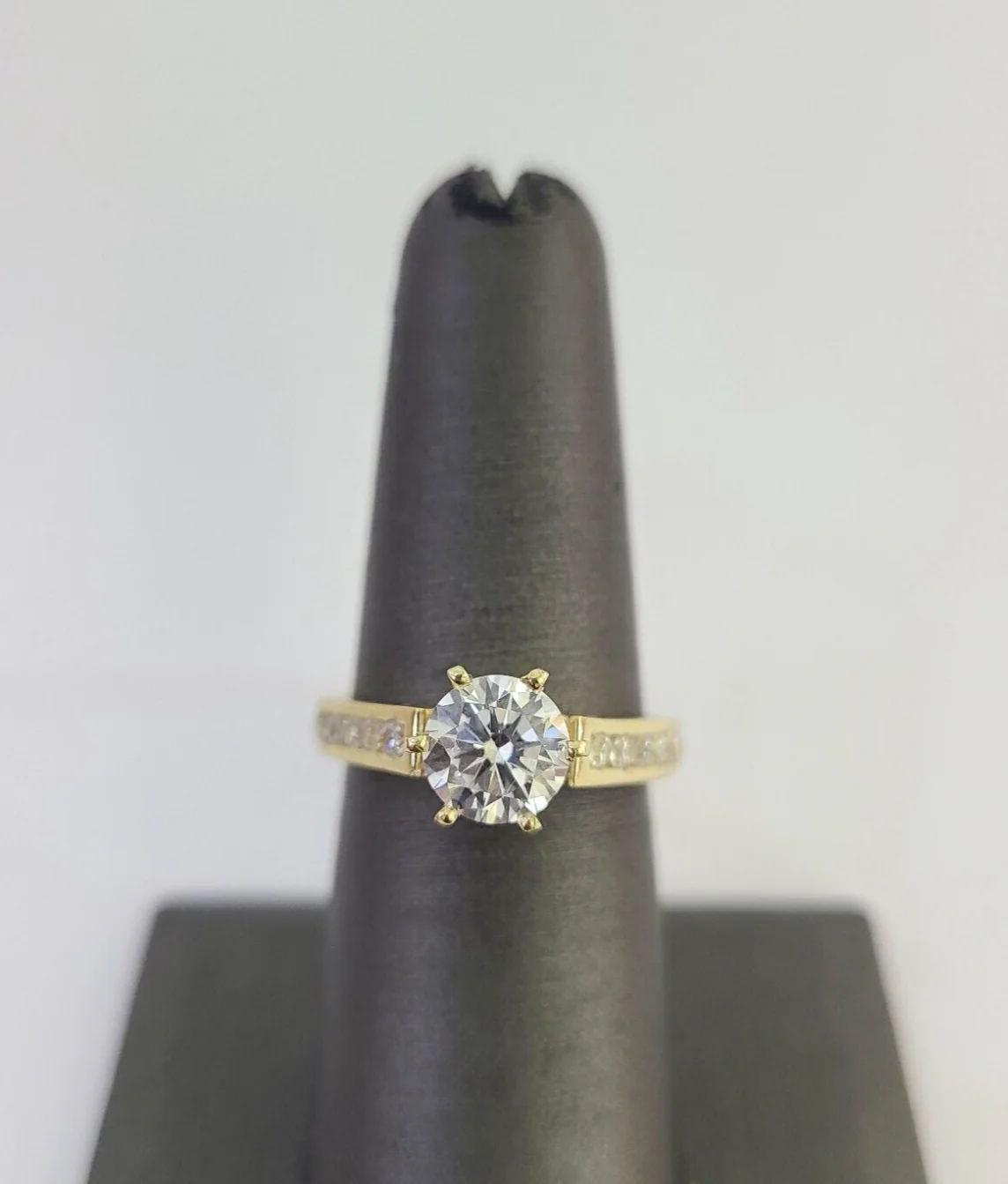 Real 10k Yellow Gold Ring Wedding Engagement Casual 10Kt Genuine Ring Sizes 6,7,8,9,10,11 & 12