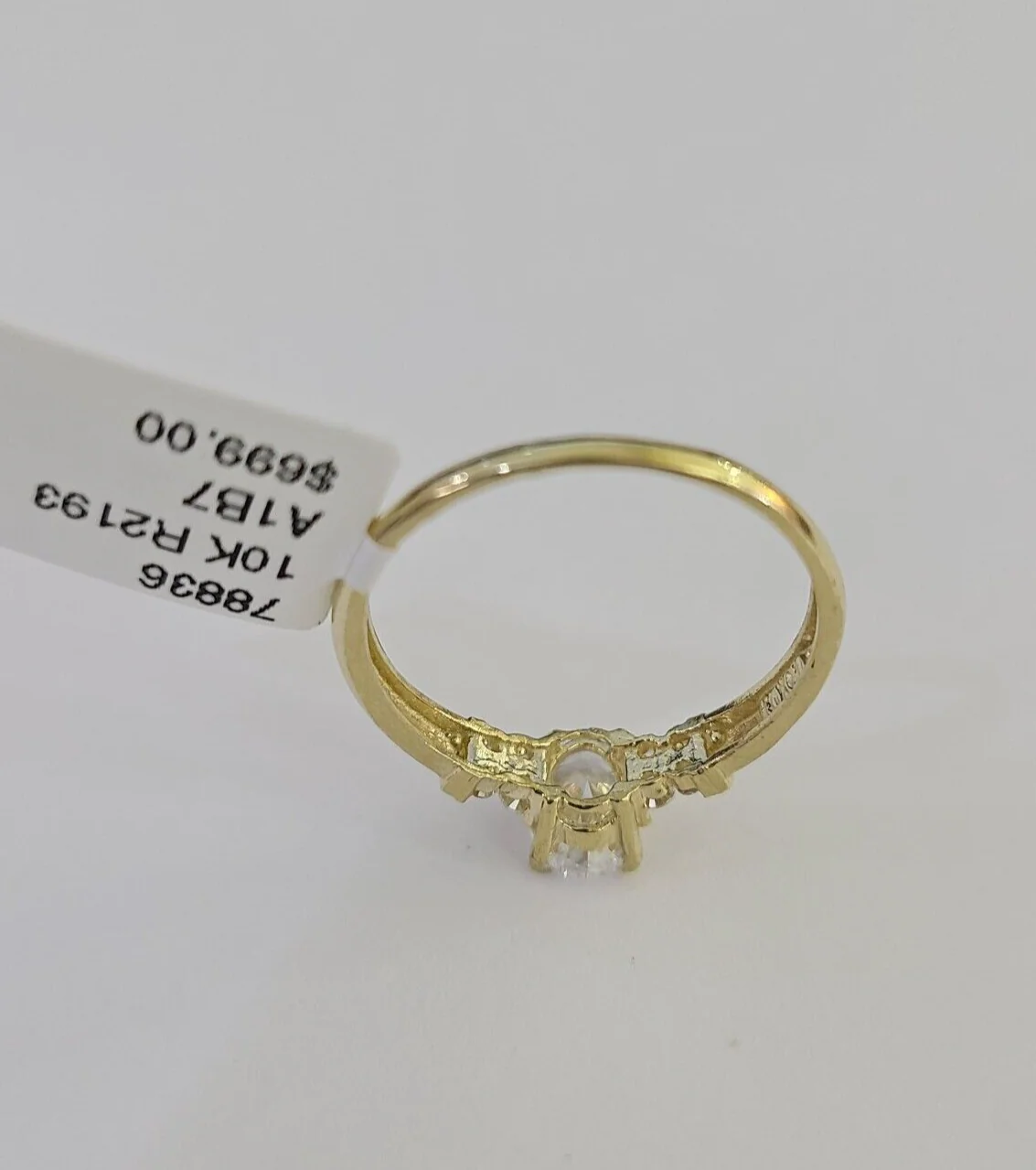 Real 10k Yellow Gold Ring Wedding Engagement Casual 10Kt Genuine Ring Sizes 6,7,8,9,10,11 & 12 - Image 7