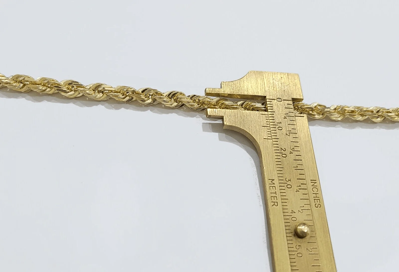 Real 10k Yellow Solid Gold 6mm Rope Bracelet 8'' inch 10kt Unisex - Image 5