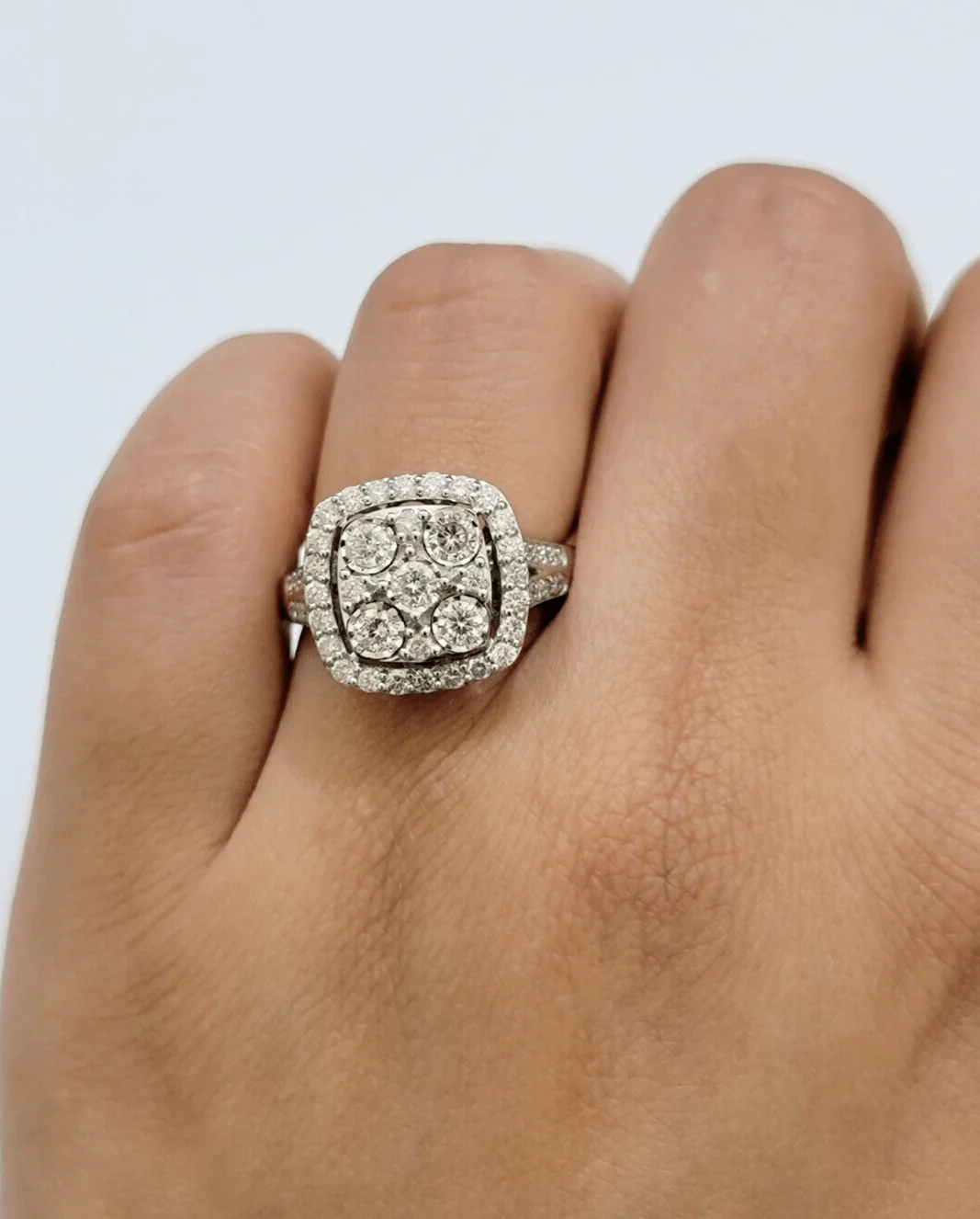 Real 10kt Gold 1CT Diamond Ring Women Band Natural Genuine Band Wedding 10k SALE - Image 4