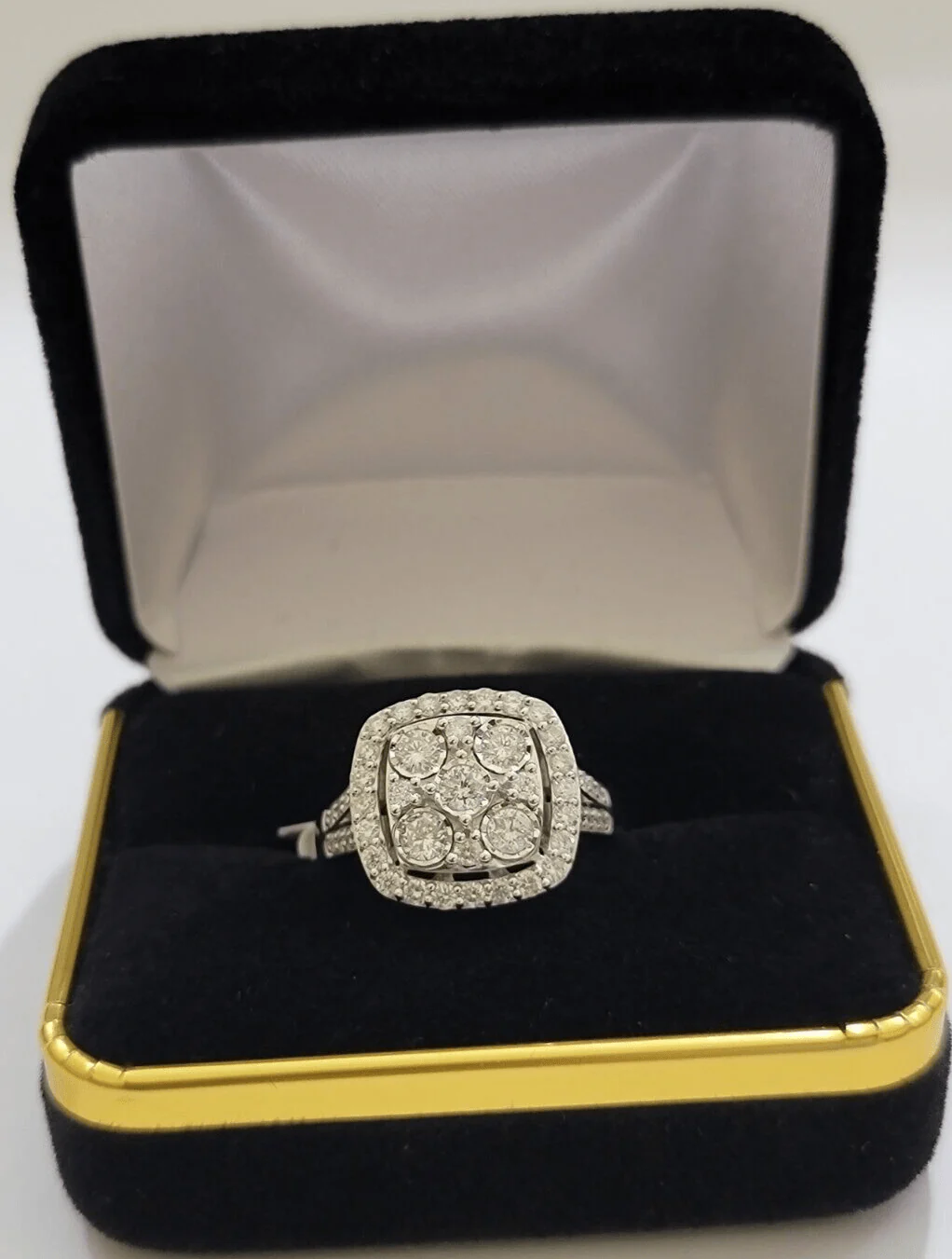 Real 10kt Gold 1CT Diamond Ring Women Band Natural Genuine Band Wedding 10k SALE - Image 5