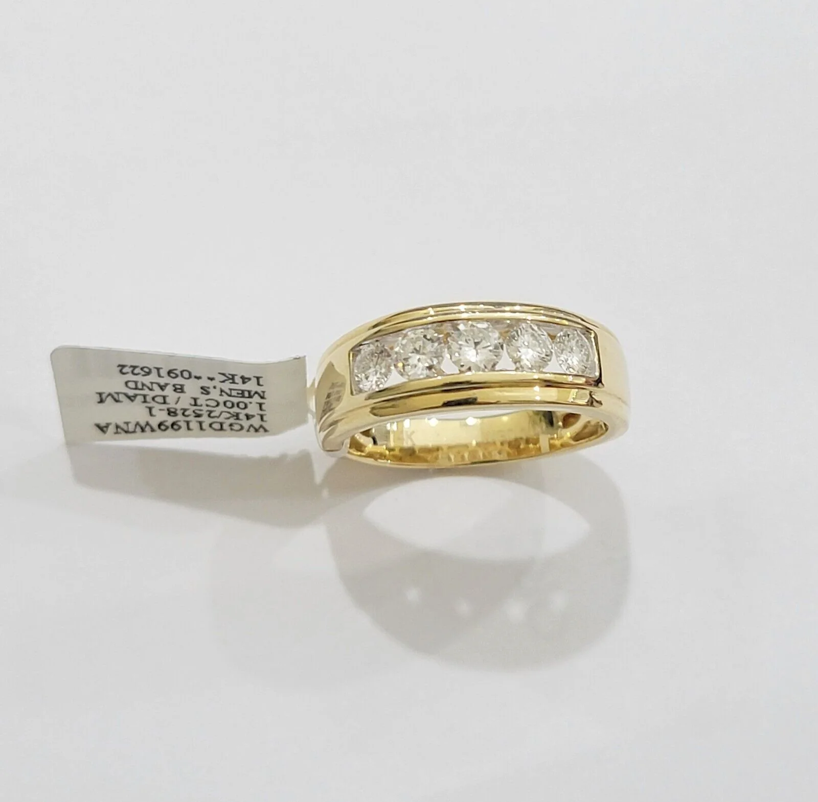 Real 14k Gold 1CT Natural Diamonds Band Mens Wedding Engagement Anniversary Ring - Image 7