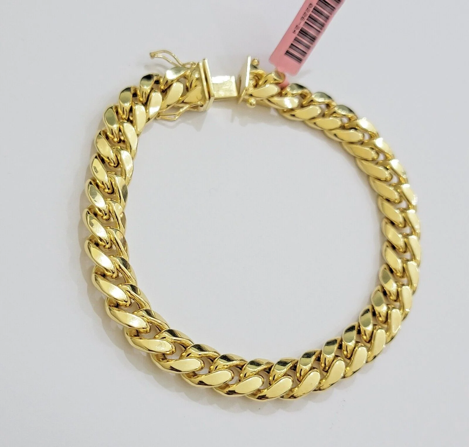 Real 14k Gold Bracelet 9mm Miami Cuban Link 7.5"- 9 Inch Mens 14kt Yellow Gold - Image 6