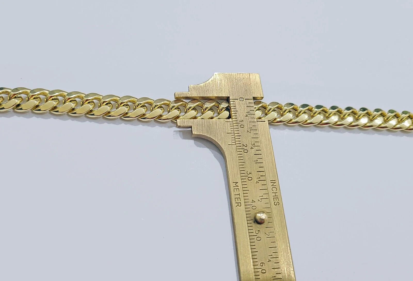 Real 14k Gold Bracelet 9mm Miami Cuban Link 7.5'' inch Men's 14kt Yellow Gold - Image 10