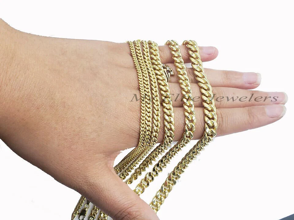 REAL 14k Gold Bracelet Men Women Cuban Link 7.5 8 8.5 9 Inch 2-8 mm Box Lock - Image 4