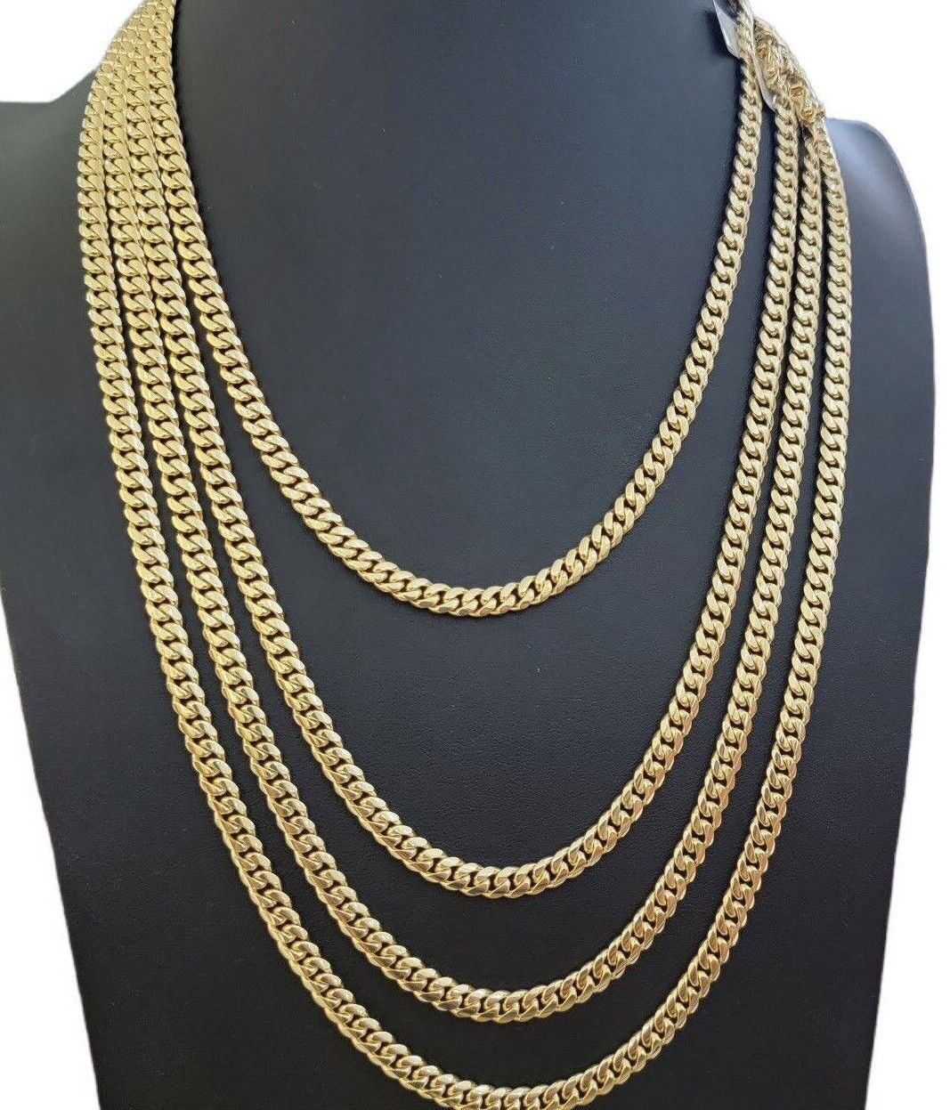Real 14k Gold Chain 6mm Miami Cuban Link 20" 22" 24" 26" 28 Inch Necklace SOLID - Image 3