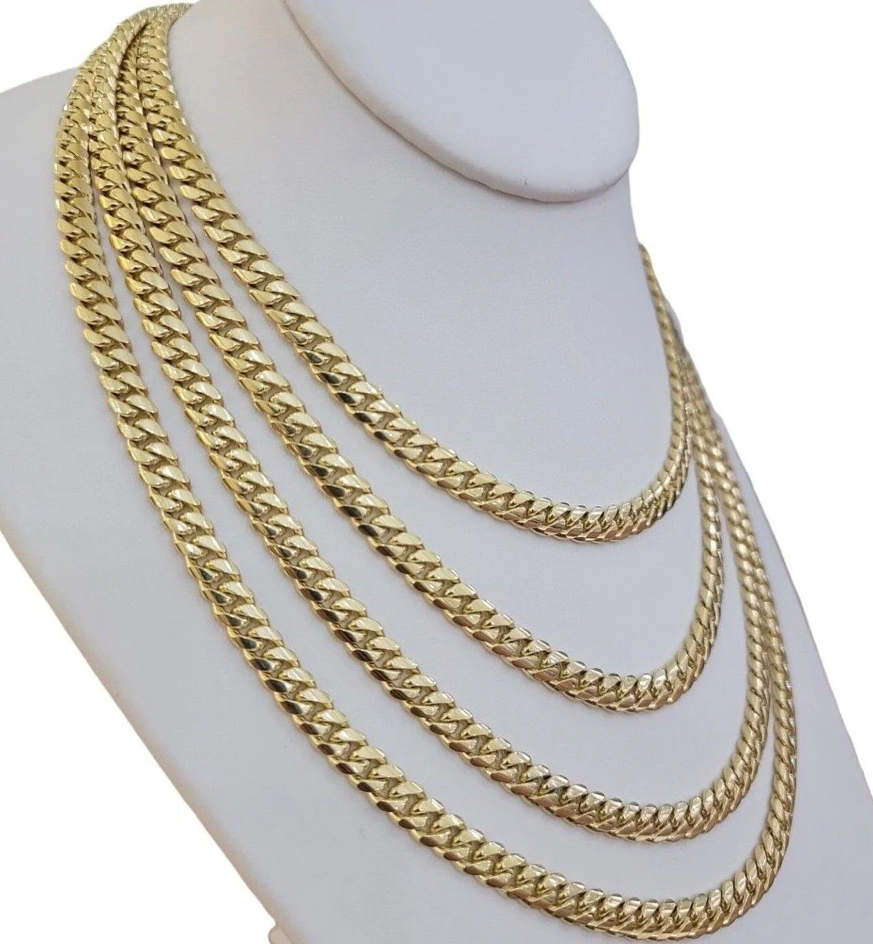 Real 14k Gold Chain 6mm Miami Cuban Link 20" 22" 24" 26" 28 Inch Necklace SOLID - Image 7