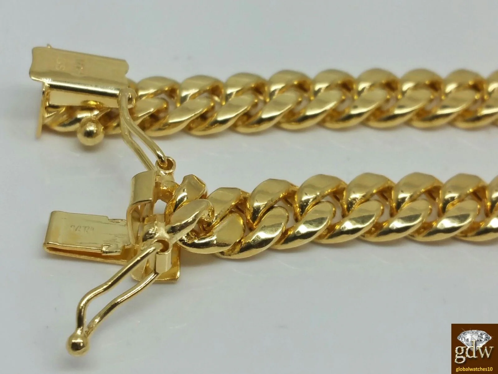 Real 14k Gold Chain 7mm Miami Cuban Link Necklace 20 inch Box Lock 14kt Yellow - Image 7