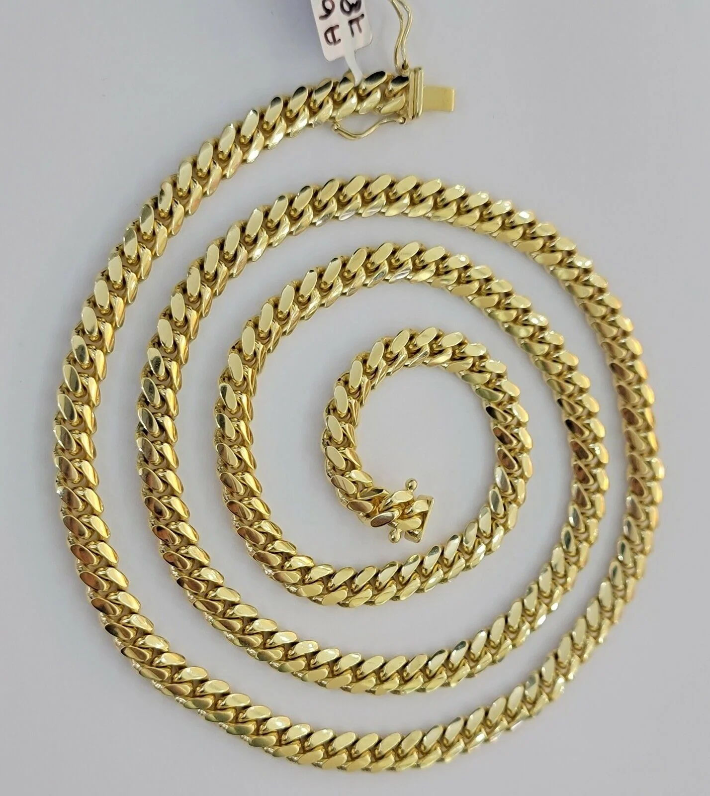 Real 14k Gold Chain Necklace Miami Cuban Link 28 Inch 6mm Mens Heavy SOLID 14KT - Image 7