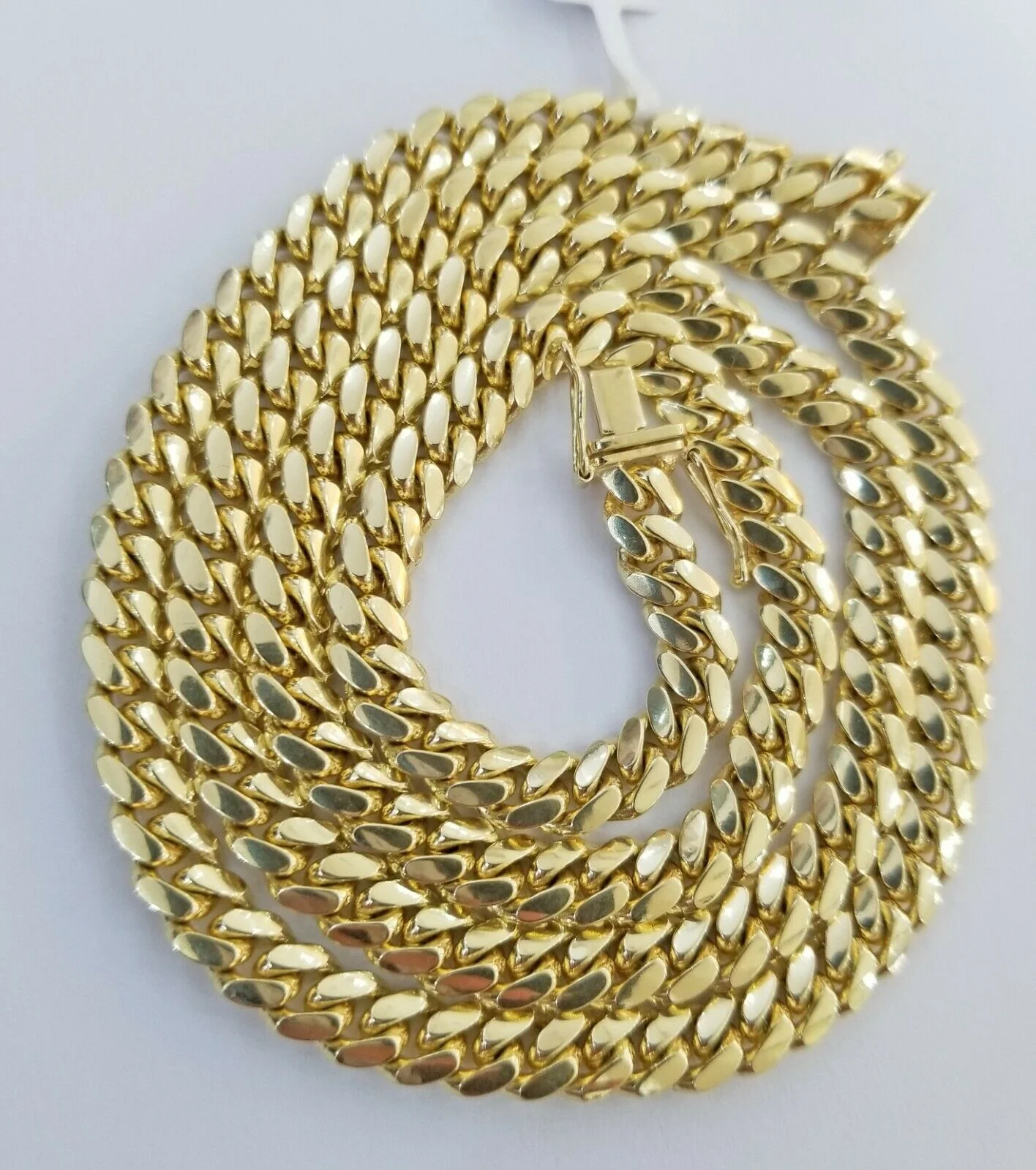 Real 14k Gold Chain Solid Necklace 26" 6mm Miami Cuban Link Solid 14kt Yellow - Image 4