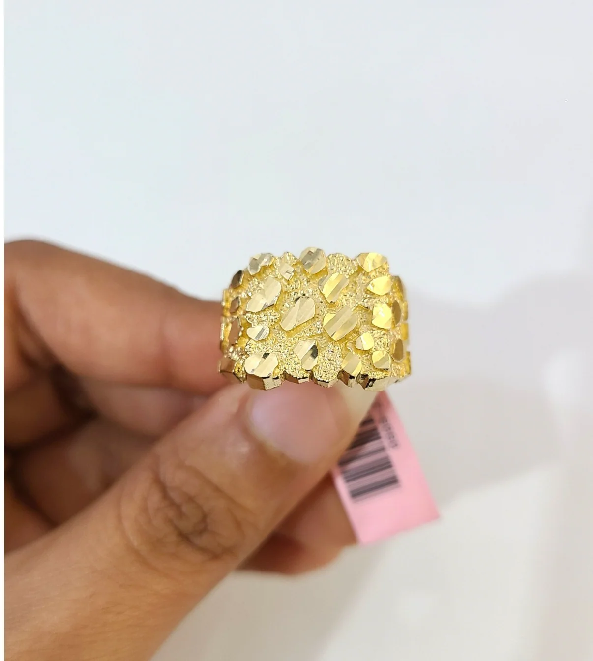 Real 14k Men Nugget Ring Yellow Gold 14Kt Genuine - Image 3