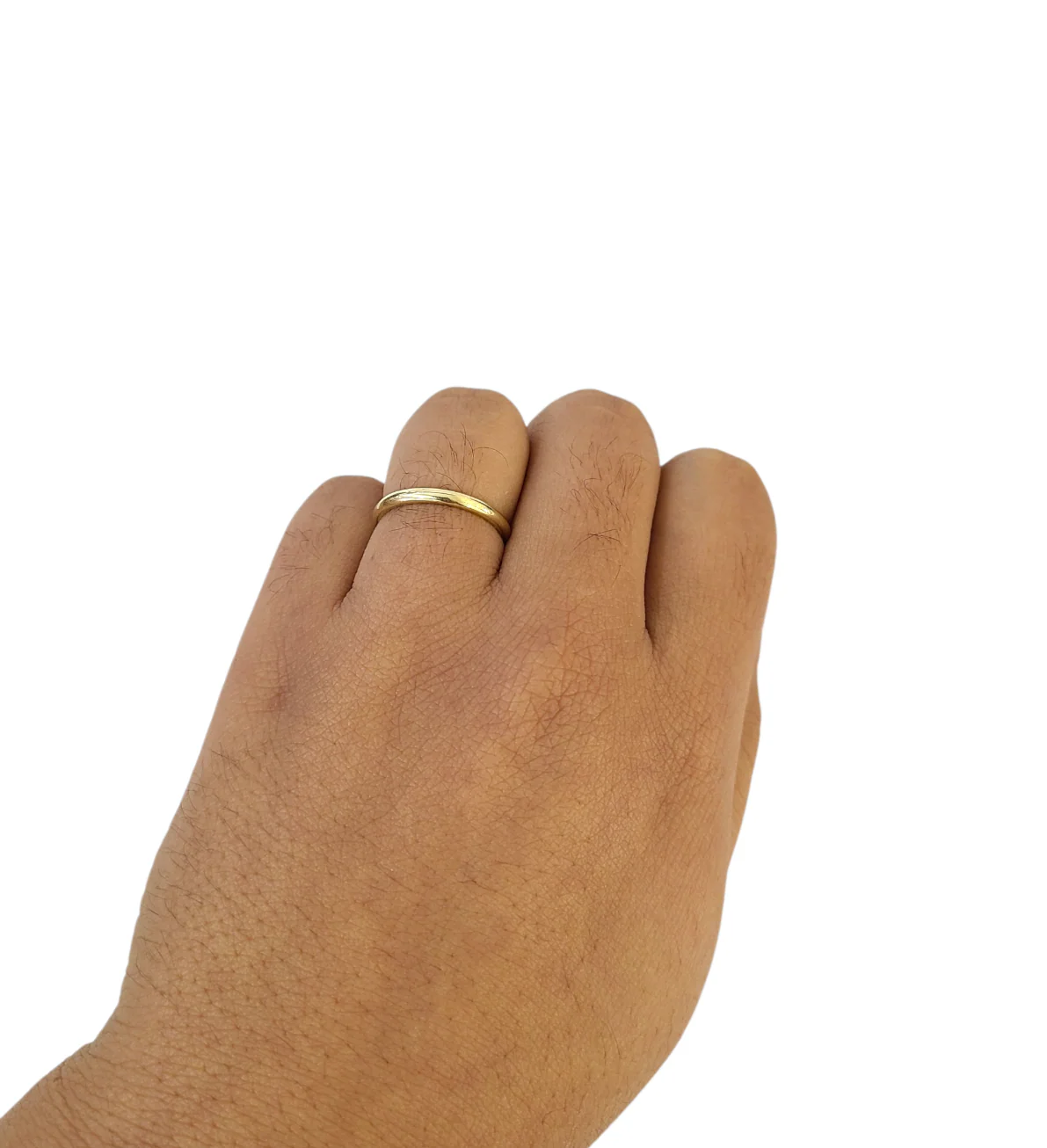 Real 14k Ring Band Yellow Gold 2mm Size 6 14Kt Genuine Womens Ladies - Image 8