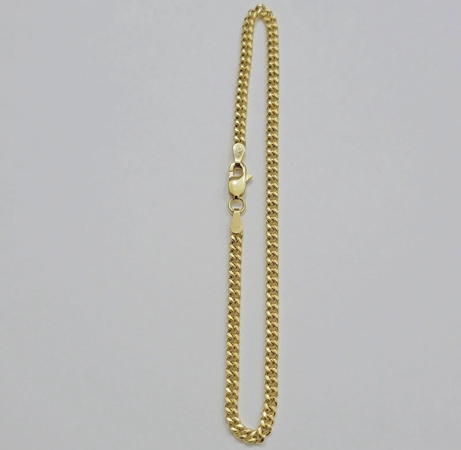 Real 14k Yellow Gold Bracelet Miami Cuban Link 8 Inch 3mm 14kt For Men Women - Image 7
