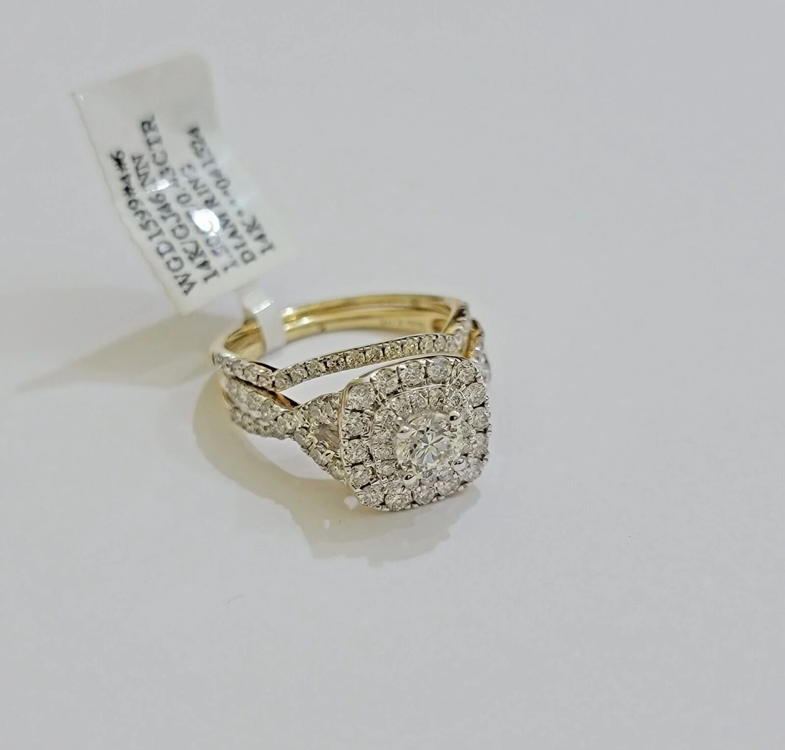 Real 14k Yellow Gold Diamond 1.5CT Ring band SET Ladies Women Engagement Wedding Ring Sizes 6,7,8,9,10,11 & 12 - Image 6