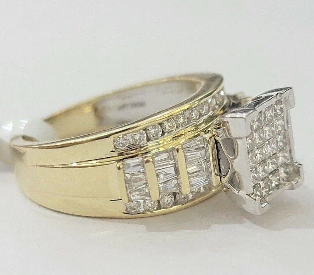 Real 14k Yellow Gold Diamond Ring 1 CT Diamond Ladies Women Band, VALENTINE SALE - Image 10