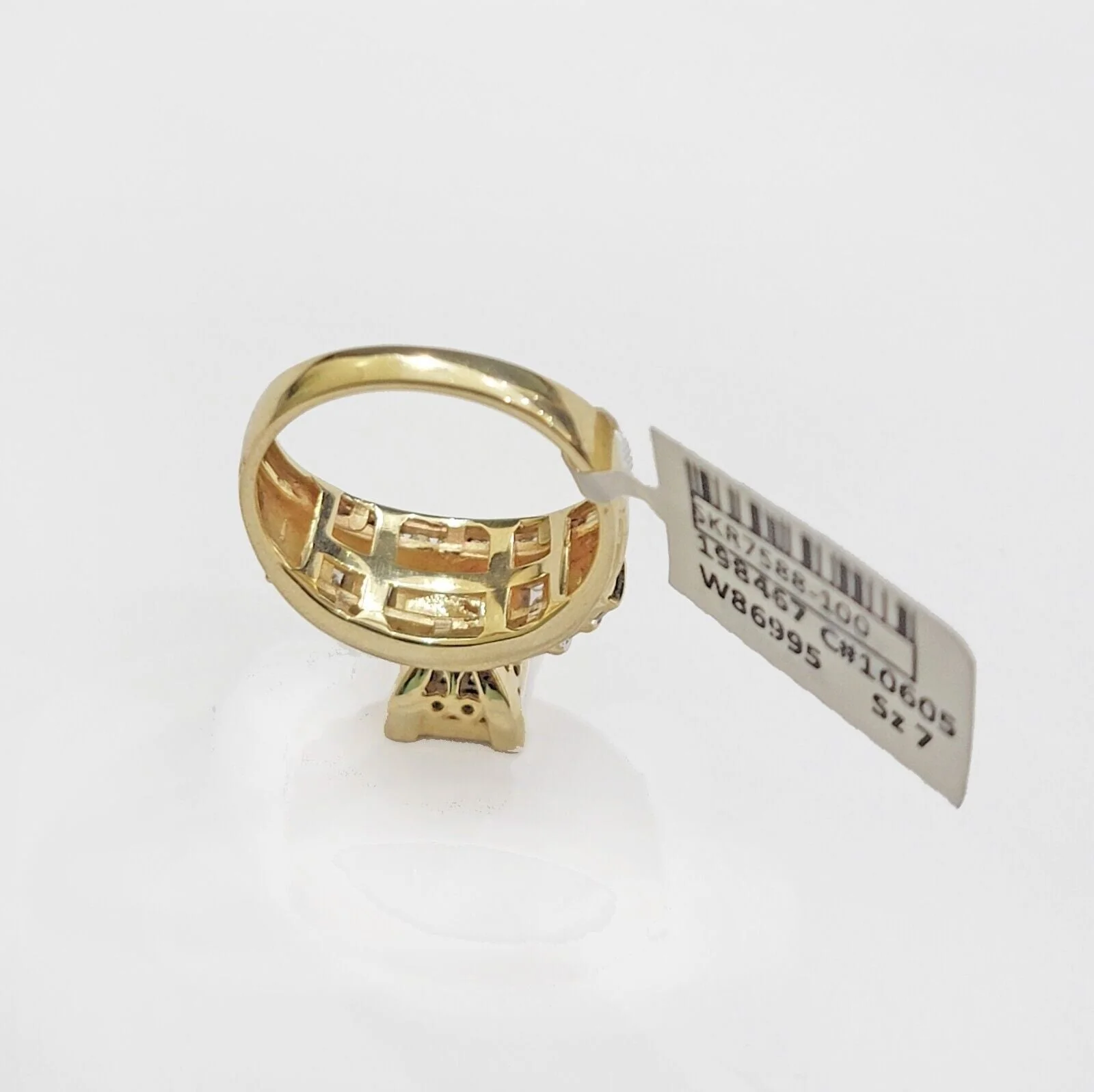 Real 14k Yellow Gold Diamond Ring 1 CT Diamond Ladies Women Band, VALENTINE SALE - Image 4