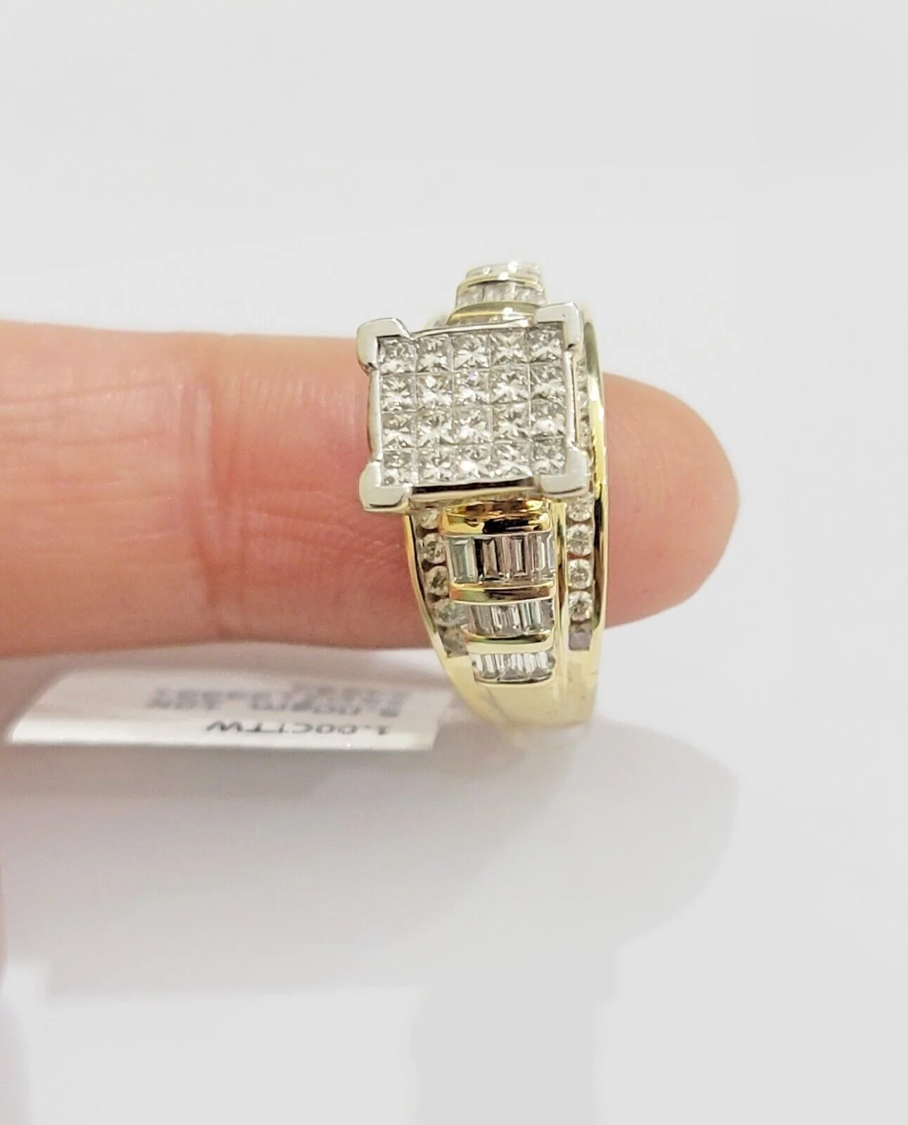Real 14k Yellow Gold Diamond Ring 1 CT Diamond Ladies Women Band, VALENTINE SALE - Image 5