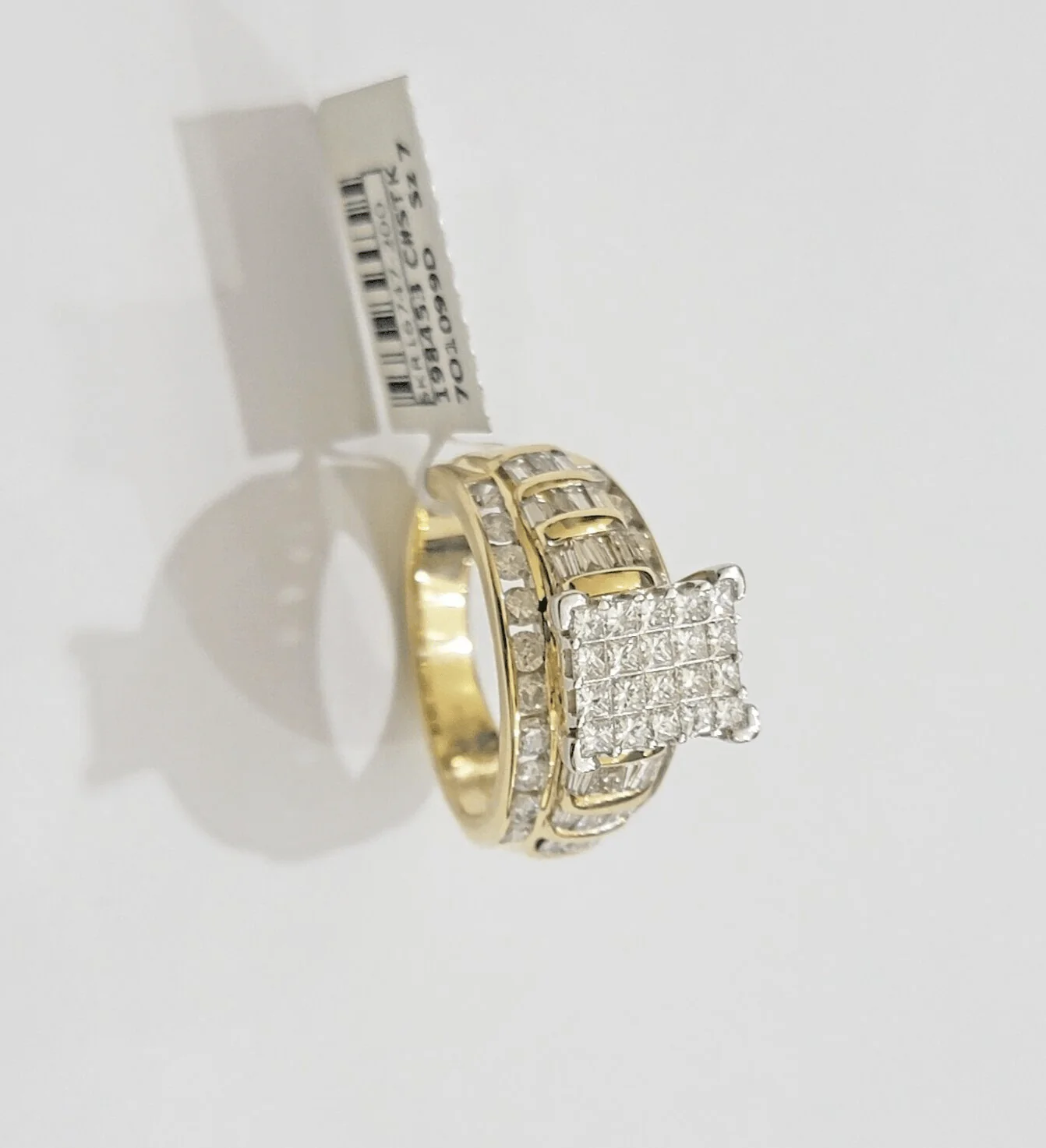 Real 14k Yellow Gold Diamond Ring 2CT Ladies Women Band Genuine, VALENTINE SALE Ring Sizes 6,7,8,9,10,11 & 12 - Image 5
