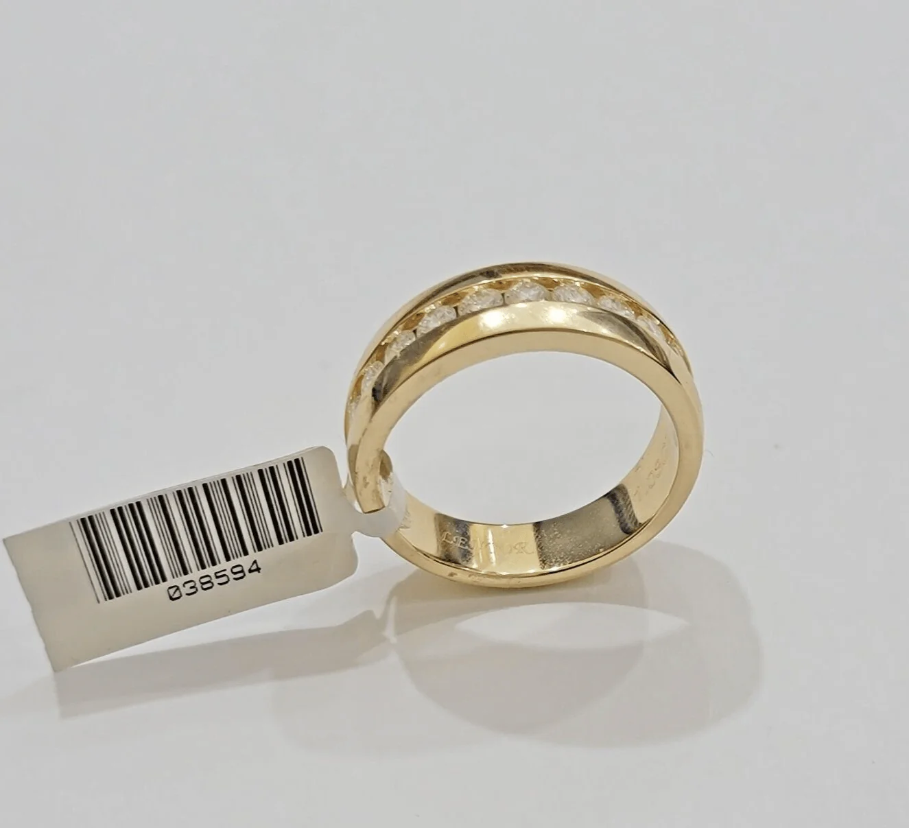 Real 14k Yellow Gold Mens Band Ring 1CT Diamonds Wedding Engagement Anniversary - Image 5