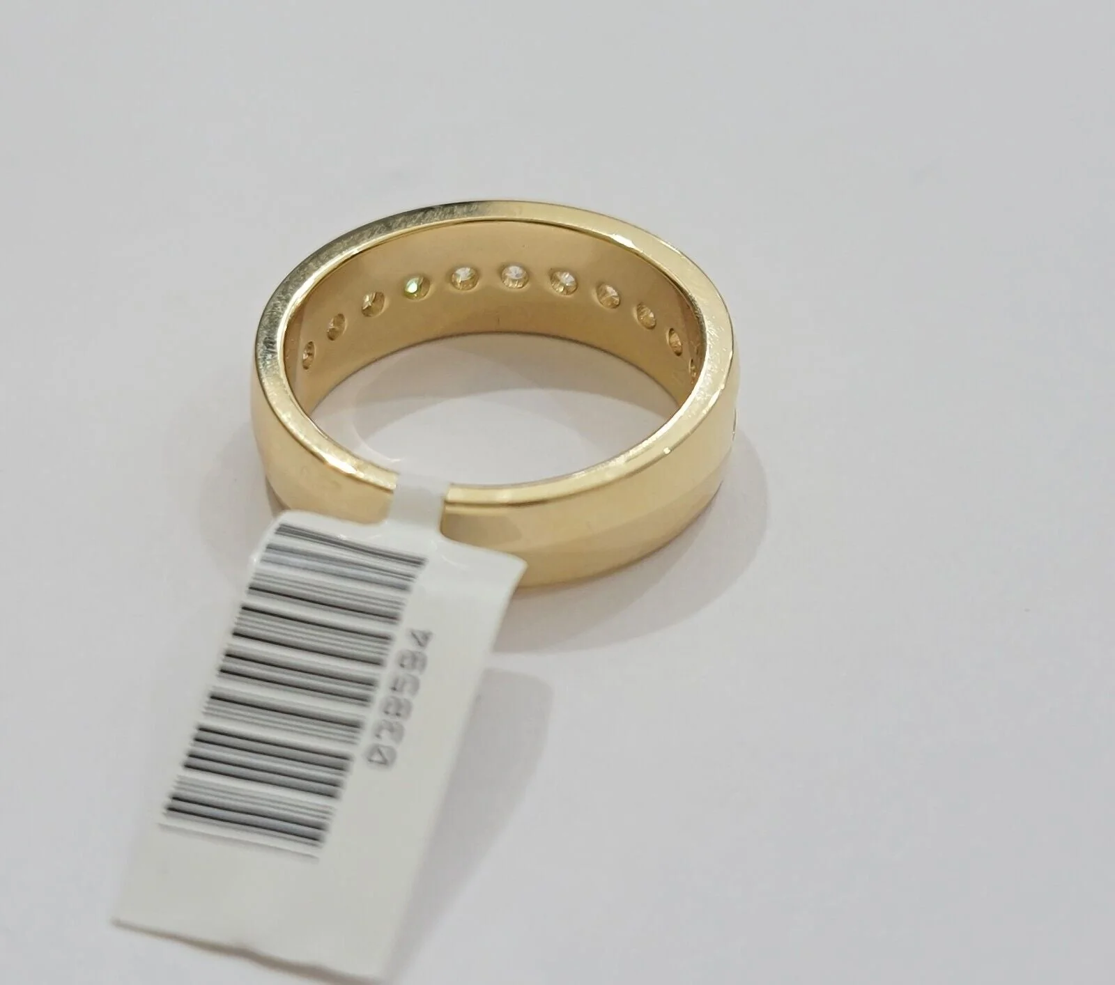 Real 14k Yellow Gold Mens Band Ring 1CT Diamonds Wedding Engagement Anniversary - Image 8