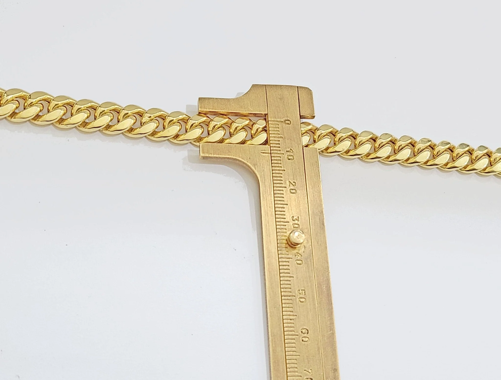 Real 14k Yellow Gold Miami Cuban Link Chain 10mm 28" Necklace Box Lock For Men - Image 17