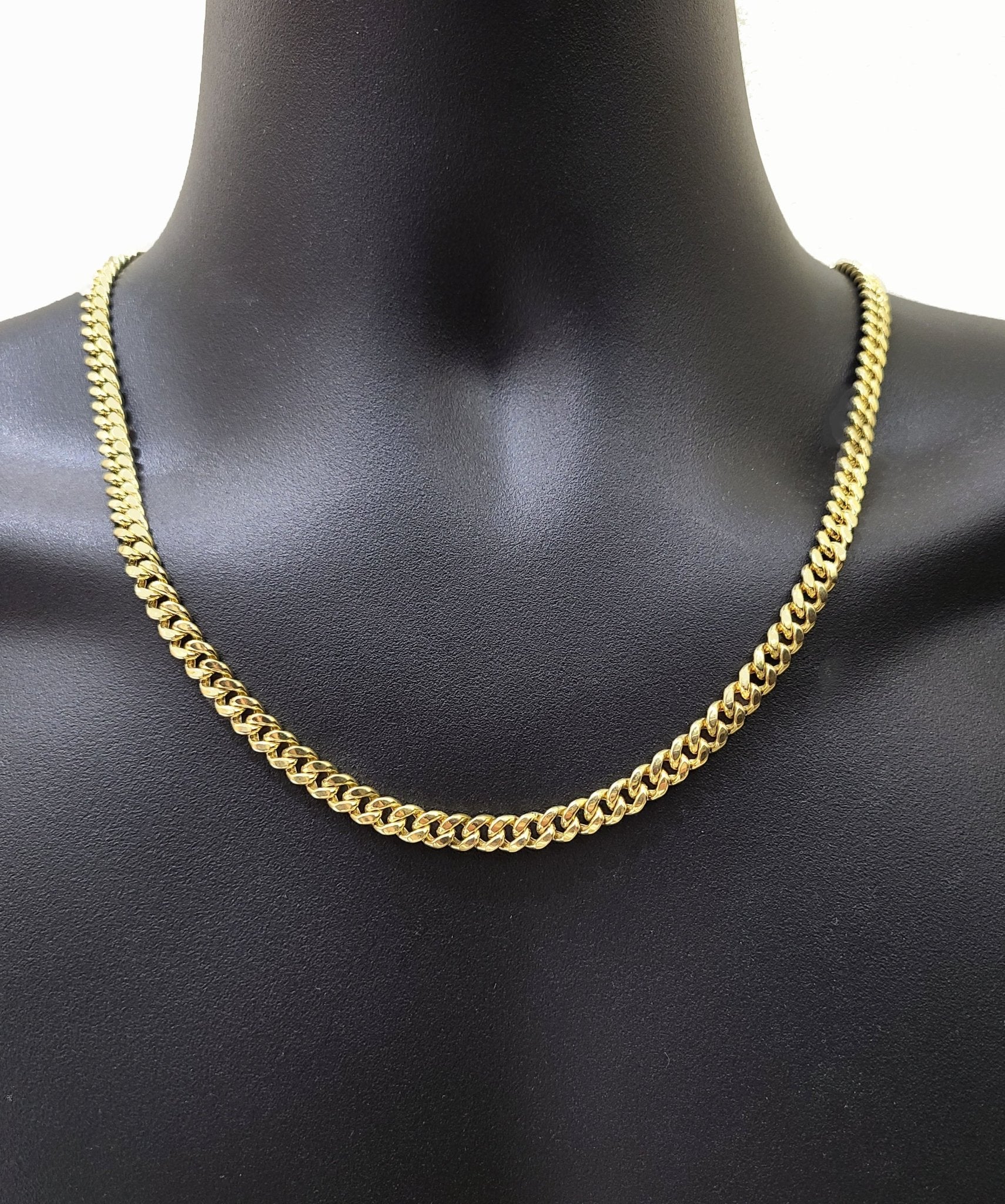 Real 14k Yellow Gold Miami Cuban Link Chain 6mm 26" Necklace Box Lock Men's Women - Image 6