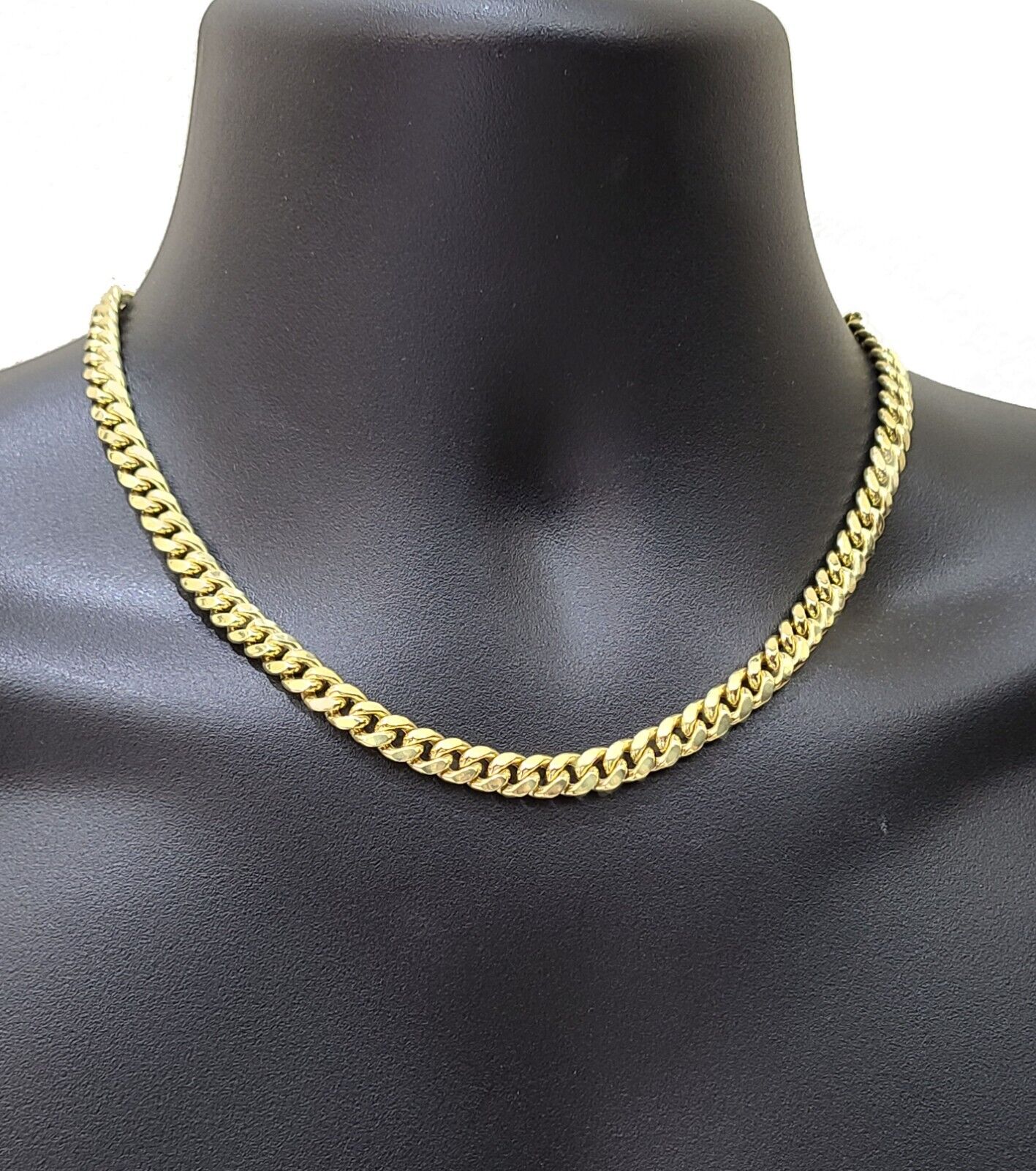 Real 14k Yellow Gold Miami Cuban Link Chain 8mm 28" Necklace Box Lock 14kt - Image 6