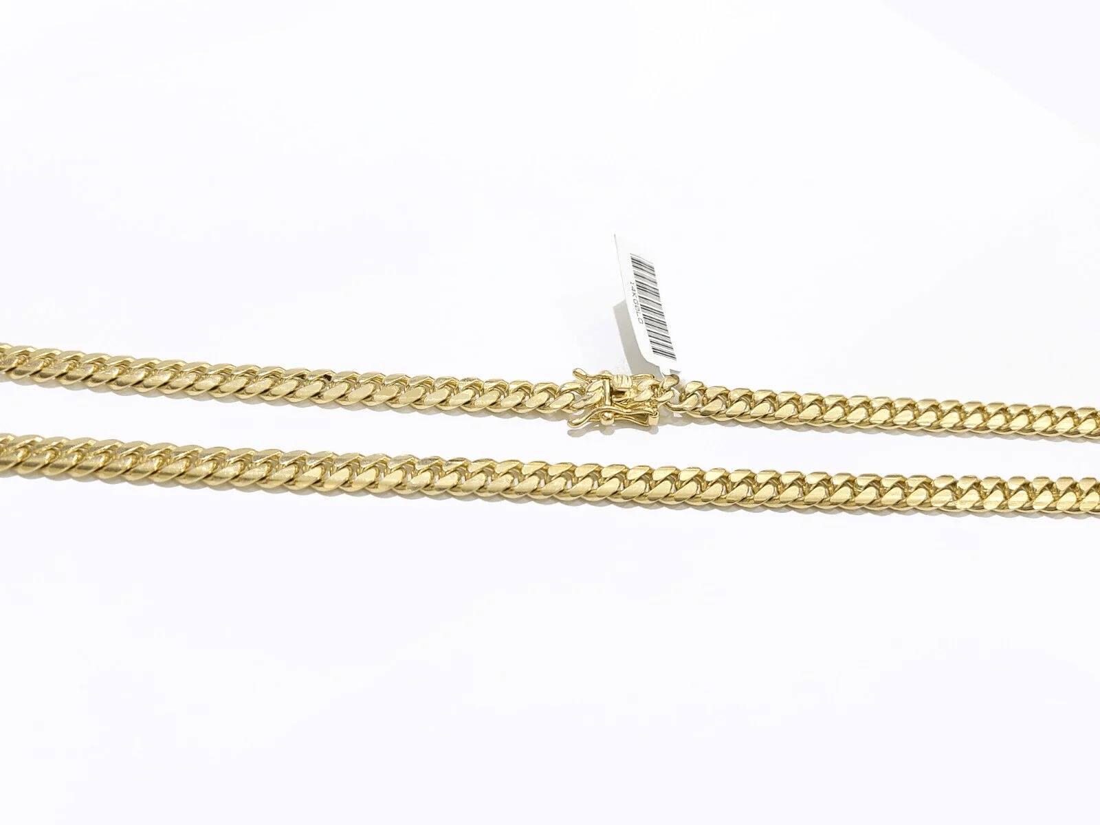 Real 14k Yellow Gold Necklace Miami Cuban Chain 6mm 26" inch 14kt Unisex Chain - Image 2