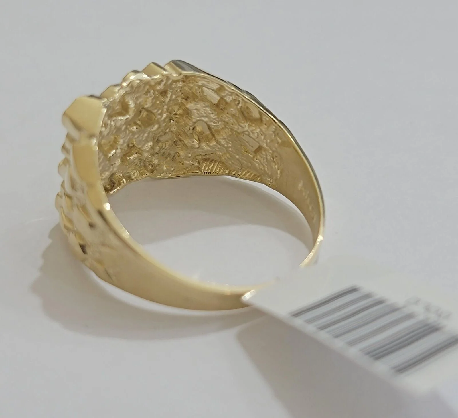 Real 14k Yellow Gold Nugget Ring For Men's size 9 Genuine 14kt casual / Pinky - Image 5