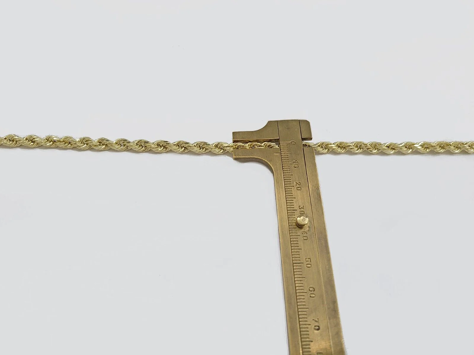 Real 14k Yellow Gold Rope Chain 5mm 24'' Necklace Jesus Cross Charm Pendant 14kt - Image 4