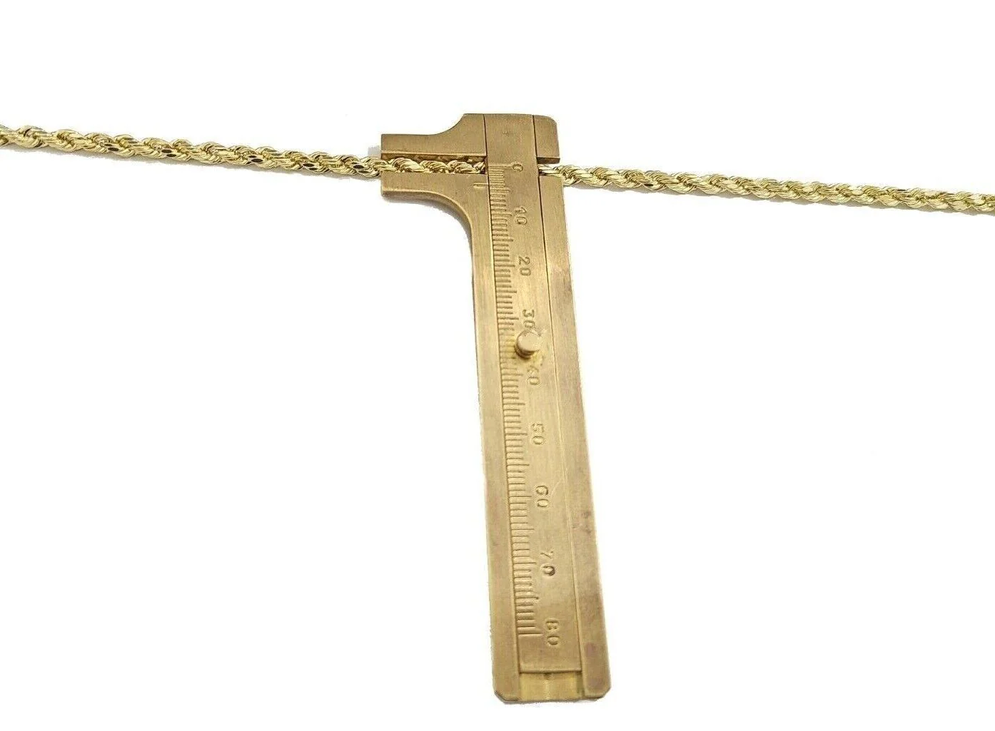 Real 14k Yellow Gold Rope Chain Necklace 4mm 18-30 Inch Diamond Cut 14kt - Image 10