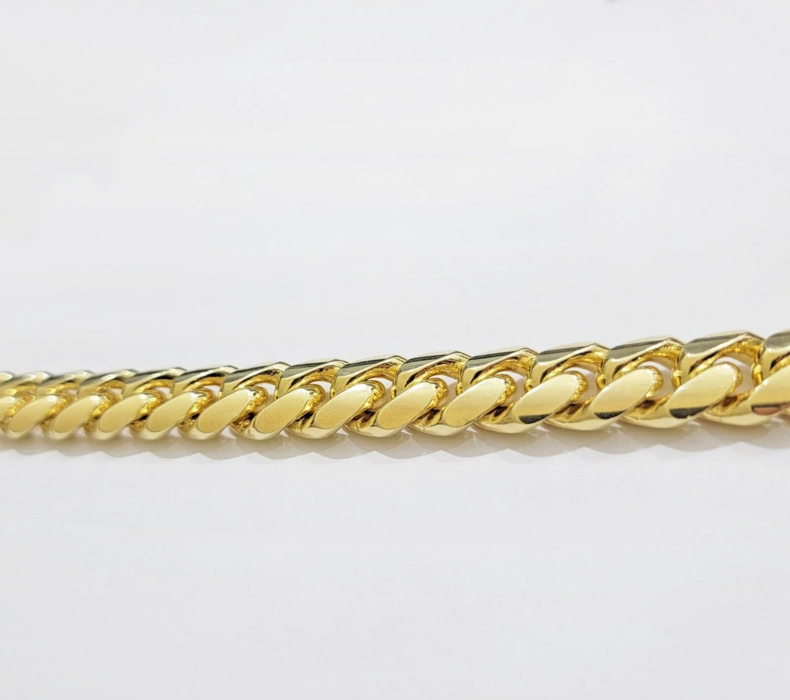 Real 14k Yellow Gold Solid 10mm Bracelet Miami Cuban Link 7.5"  14kt Men Women - Image 9