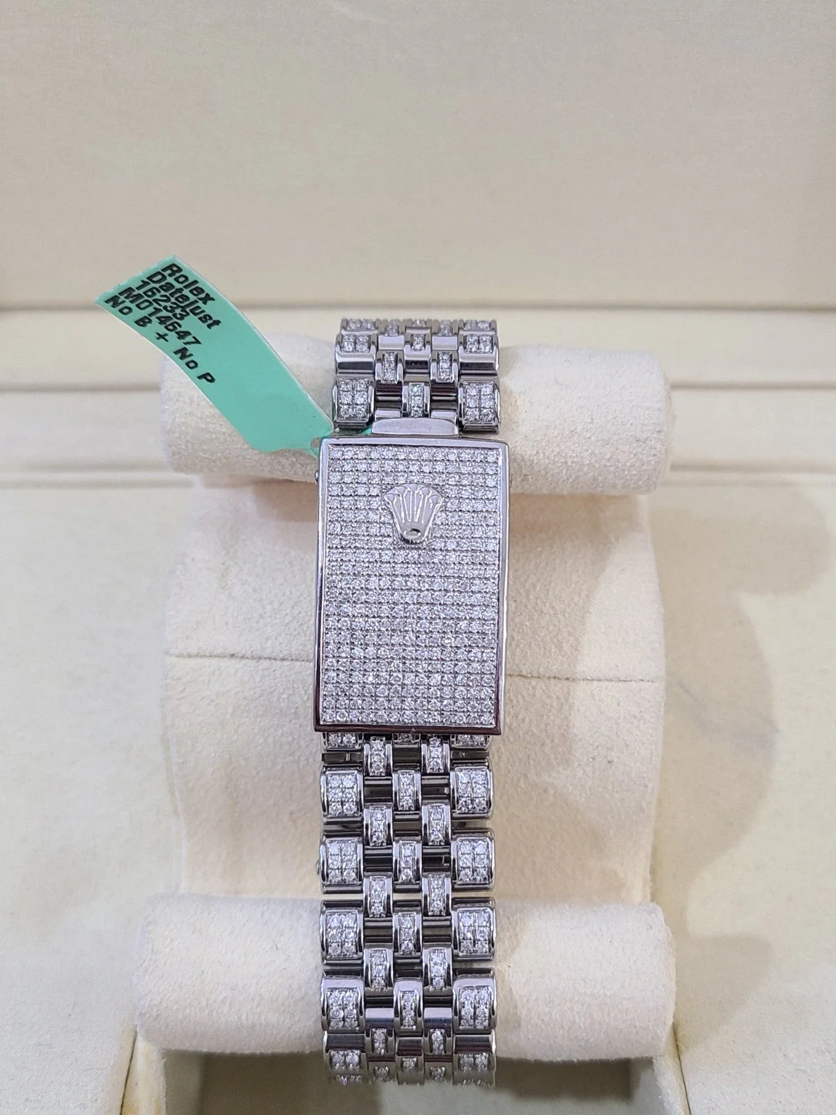 ROLEX Datejust Natural Diamond Iced Out 36mm Watch - Image 2