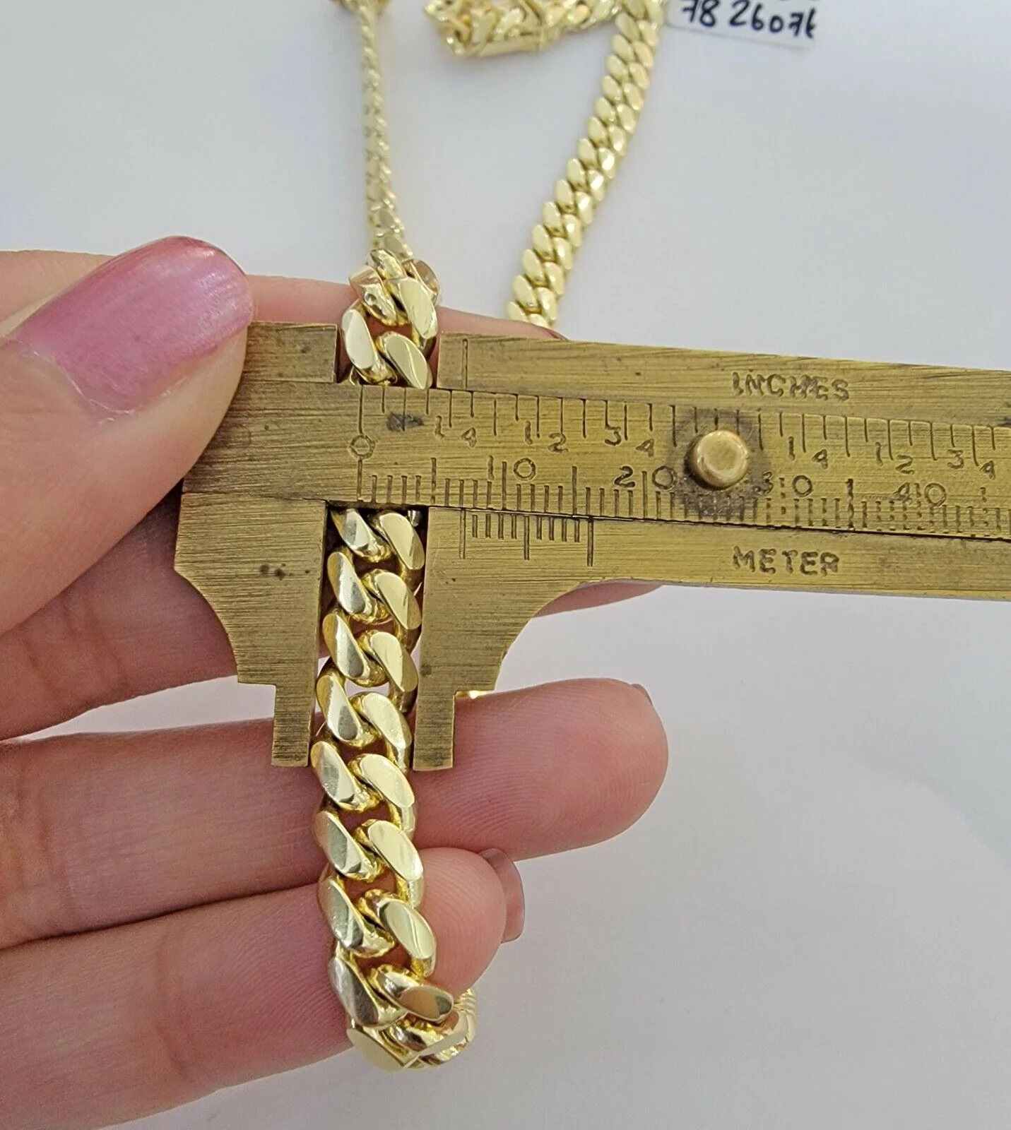 Solid 10k Gold Miami Cuban Link Necklace 20" 7mm Chain REAL 10 KT Men Women - Image 5