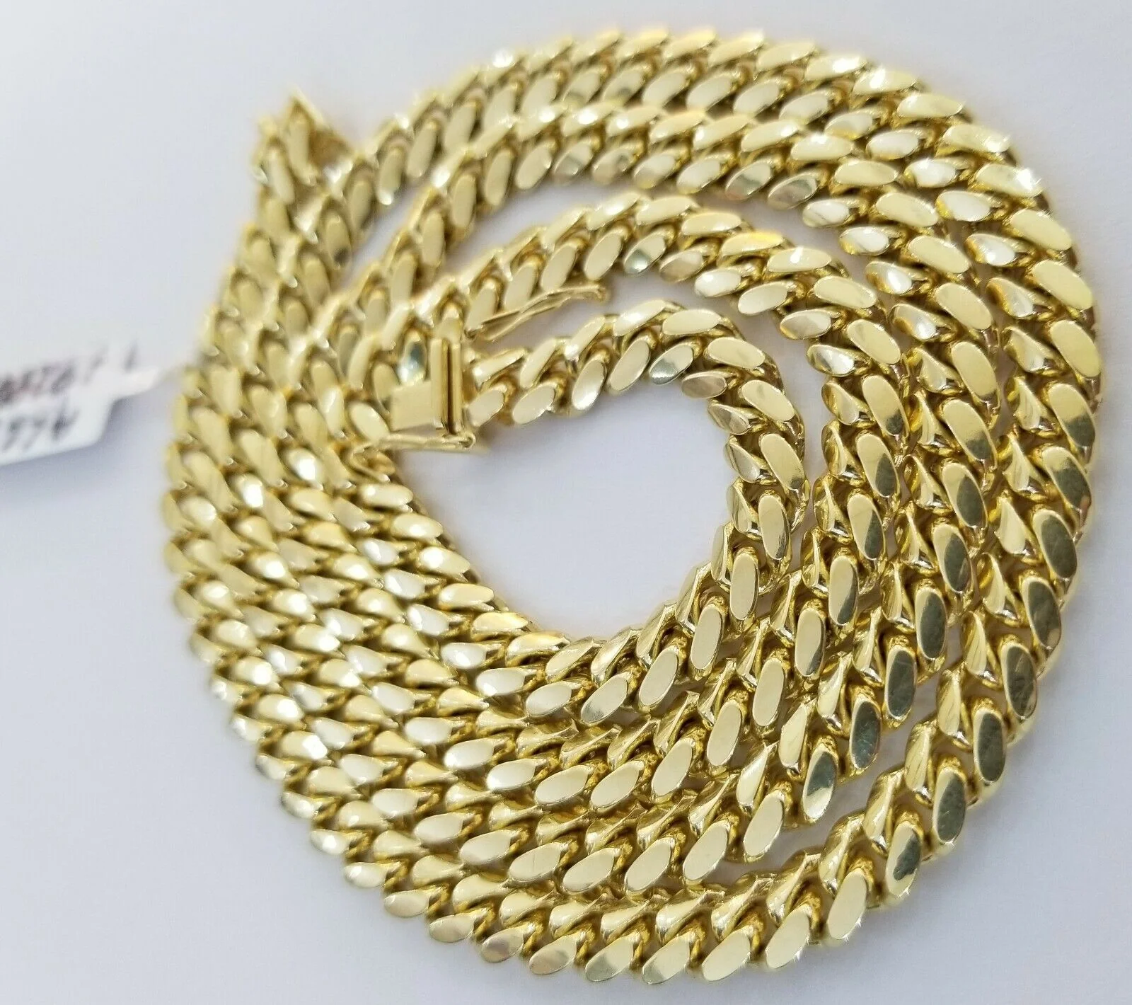 Solid 10k Gold Miami Cuban Solid Links Chain 26" 6mm Men Necklace 10kt Gold REAL - Image 3