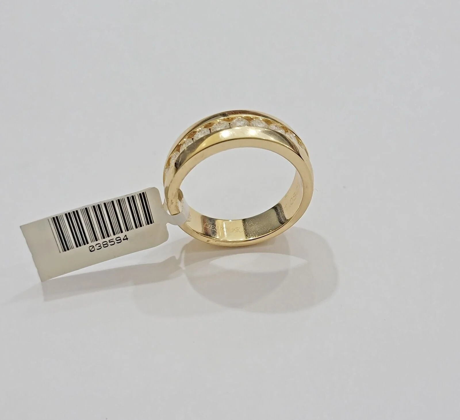 Solid 14k Gold 1CT Diamond Mens Band Wedding Engagement Ring REAL 14kt Yellow Gd - Image 6