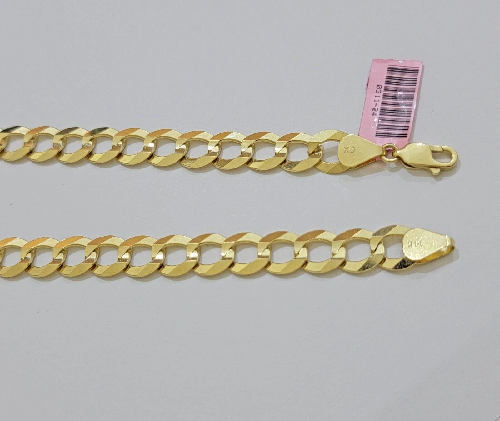 SOLID 14k Gold Necklace Cuban Curb Link Chain 9mm 10mm 11mm 18-30 Inch REAL 14kt - Image 7